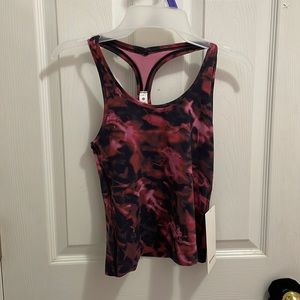 NWT!!!! lululemon racerback tank!! tightfitted, nulu fabric, (added lycra fibre)